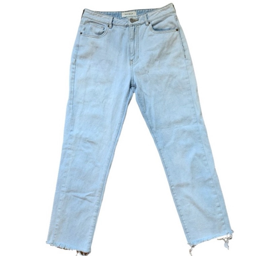 PACSUN Mom Jean High Waist Light Wash Relaxed